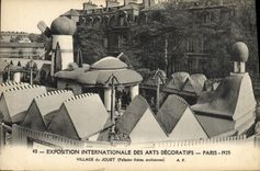 CPA Exposition Internationale Des Arts Decoratifs Paris Village Du Jouet