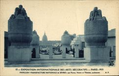 CPA Exposition Internationale Des Arts Decoratifs Paris Pavillon Manufacture Nationale De Sevres