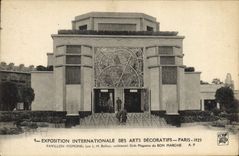 CPA Exposition Internationale Des Arts Decoratifs Paris Pavillon Pomone Grands Magasins du Bon Marche