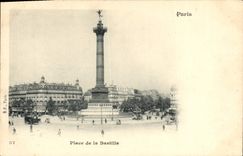CPA Paris Place De La Bastille
