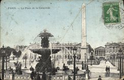CPA Paris La Place De La Concorde