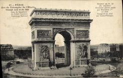 CPA Paris Arc De Triomphe De l'Etoile