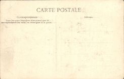 VINTAGE POSTCARD Crue Of the Seine Paris Parks Holy Larare Cour Of Rome