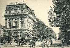 CPA Paris Boulevard St Martin et theatre de la Renaissance