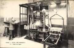 VINTAGE POSTCARD Paris Mint Weighed of the Ingots