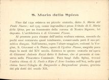 POSTAL S Maria Della Spina de la VENDIMIA