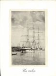 POSTAL Amberes de la VENDIMIA un barco del velero