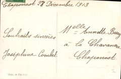 CPA Fantaisie Fleurs Fer a cheval