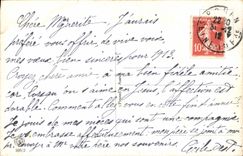 CPA Fantaisie Bonne annee