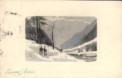 CPA Fantaisie Bonne annee