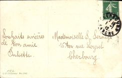 CPA Fantaisie Bonne annee