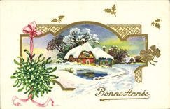 CPA Fantaisie Bonne annee