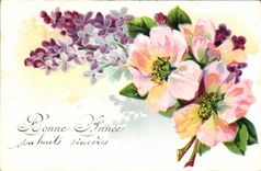 CPA Fantaisie Fleurs