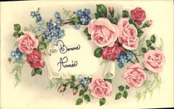 CPA Fantaisie Fleurs