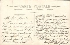 CPA Fantaisie Homme Facteur 