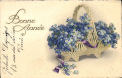 CPA Fantaisie Fleurs