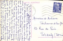 CPA Fantaisie Enfants Luge