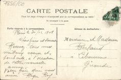 CPA Carte a volet Fantaisie Bonne annee