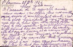 CPA Fantaisie Bonne Annee Biche