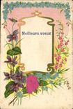 CPA Fantaisie Fleurs 