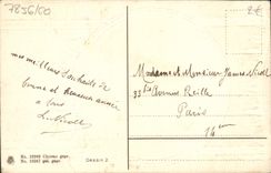 CPA Fantaisie Bonne annee Mouylin a vent