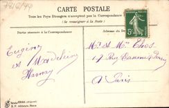 CPA Fantaisie Main Fleurs 