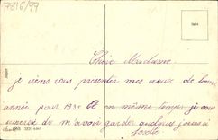 CPA Fantaisie Bonne annee 