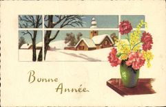 CPA Fantaisie Bonne annee 