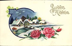 CPA Fantaisie Fleurs