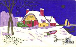 CPA Fantaisie Bonne annee