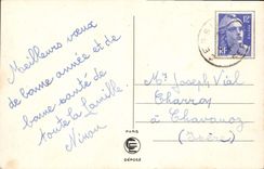 CPA Fantaisie Bonne annee