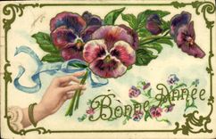 CPA Fantaisie Fleurs 