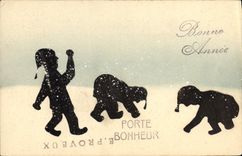 CPA Fantaisie Enfants Bataille de boules de neige 