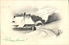 CPA Fantaisie Bonne annee