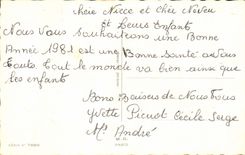 CPM Fantaisie Bonne annee