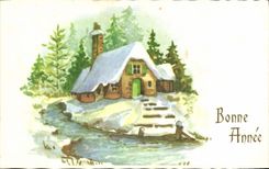 CPA Fantaisie Bonne annee