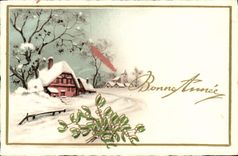 CPA Fantaisie Bonne annee