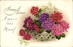 CPA Fantaisie Fleurs