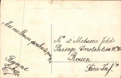 CPA Fantaisie Bonne annee