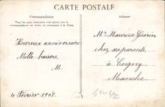 CPA Fantaisie Enfant Poupee Mouton 