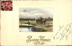 CPA Fantaisie Bonne annee