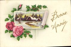 CPA Fantaisie Bonne annee