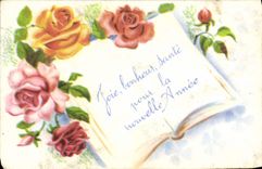 CPA Fantaisie Fleurs