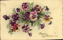 CPA Fantaisie Fleurs