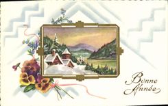 CPA Fantaisie Bonne annee