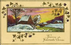 CPA Fantaisie Bonne annee