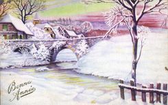 CPA Fantaisie Bonne annee