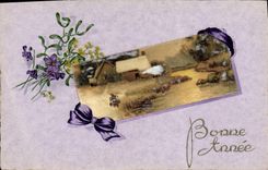 CPA Fantaisie Bonne annee