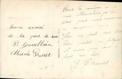 CPA Fantaisie Enfant Luge