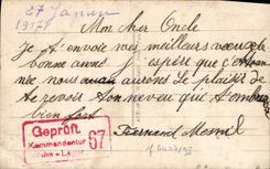 CPA Fantaisie Bonne annee